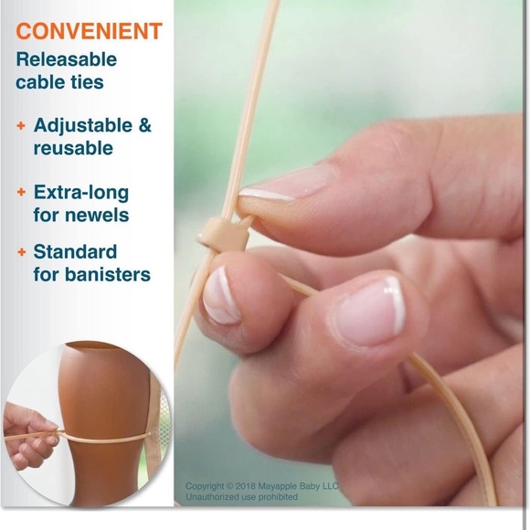 White Indoor Railing Safety Net - Picture 6 of 9